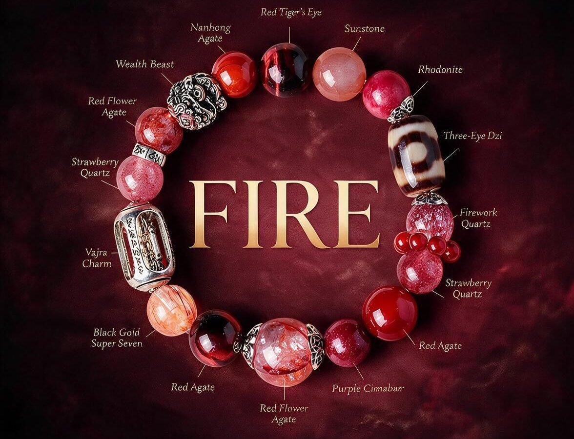Fire · Blazing Fortune · Five Elements Natural Fire Crystal