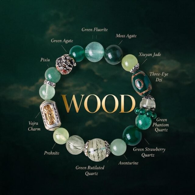 Wood · Rising Step by Step · Five Elements Natural Wood Crystal