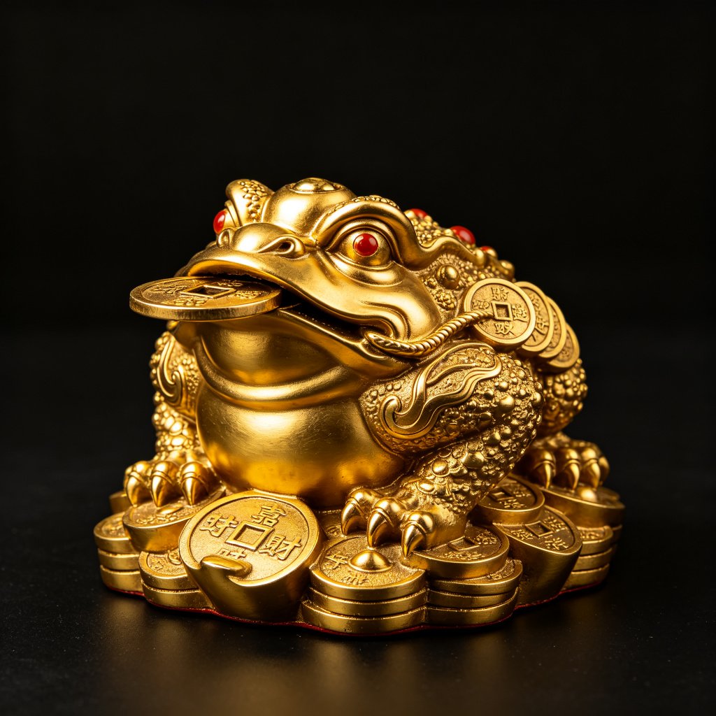 三足金蟾摆件 / Three-Legged Gold Toad