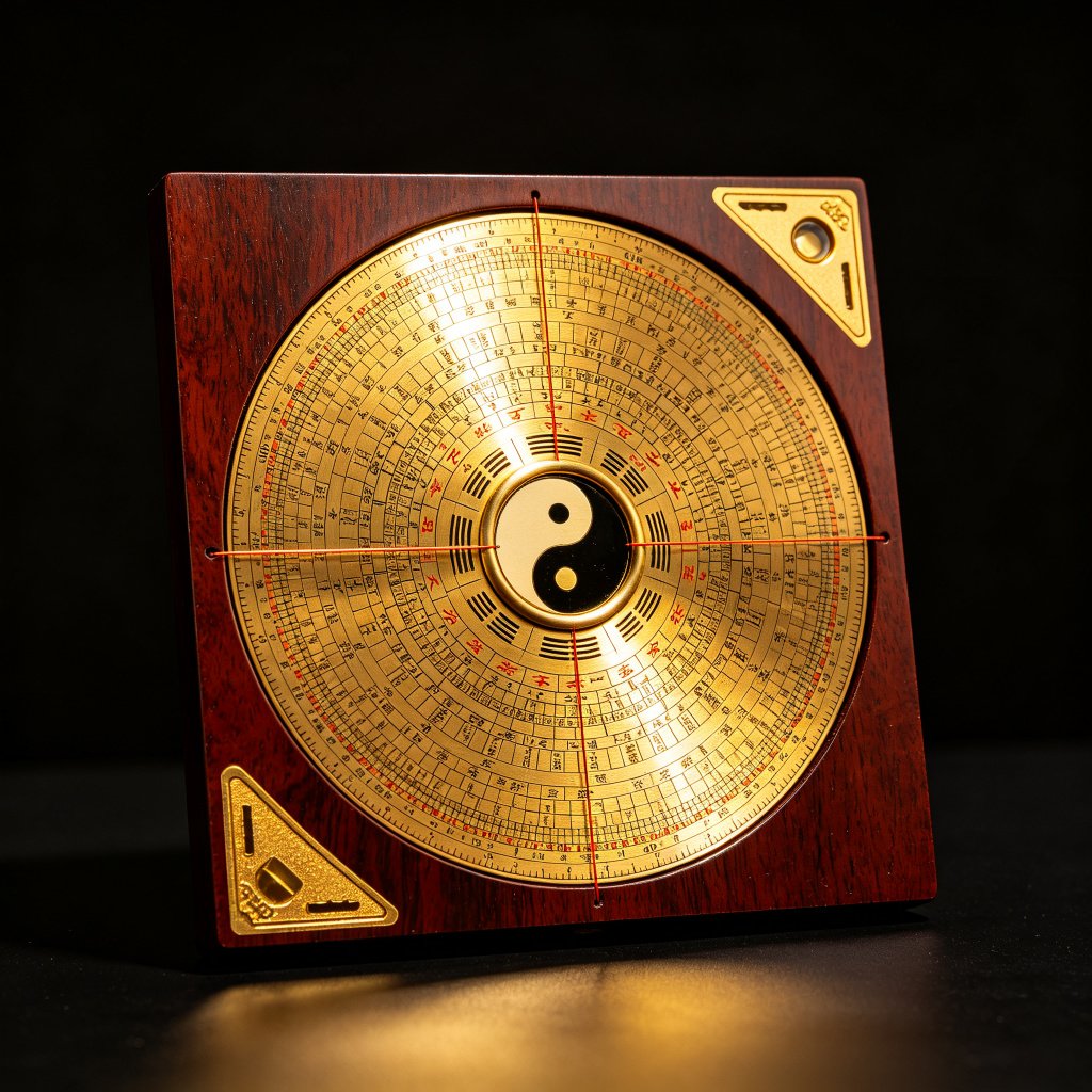 专业风水罗盘（14层） / Professional Luo Pan Compass (14 rings)