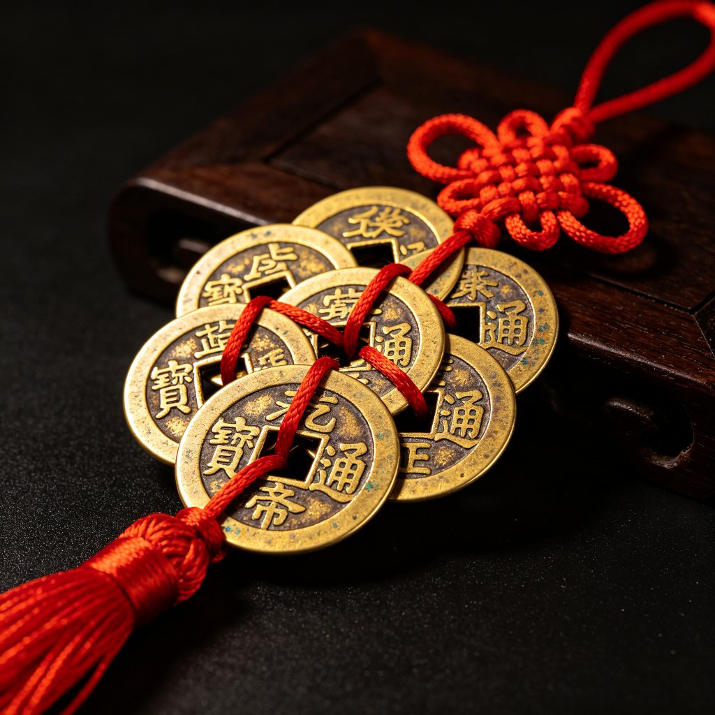 五帝钱套装（顺治·康熙·雍正·乾隆·嘉庆） / Five Emperor Coins Set